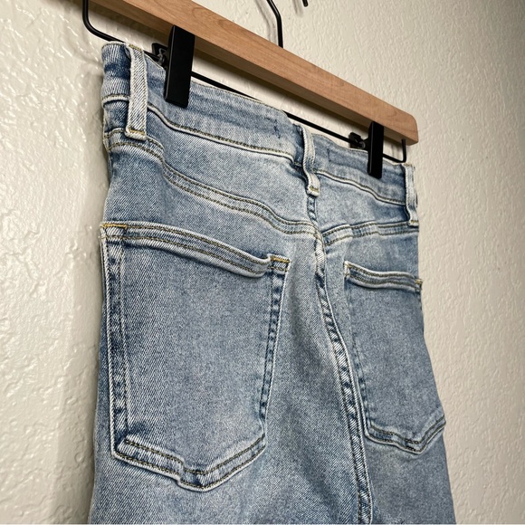 Free People We The Free Raw Hem High Rise Jeans Denim Jeggings Skinny - Picture 11 of 13